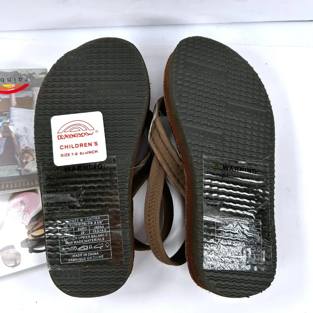Rainbow sandals kid